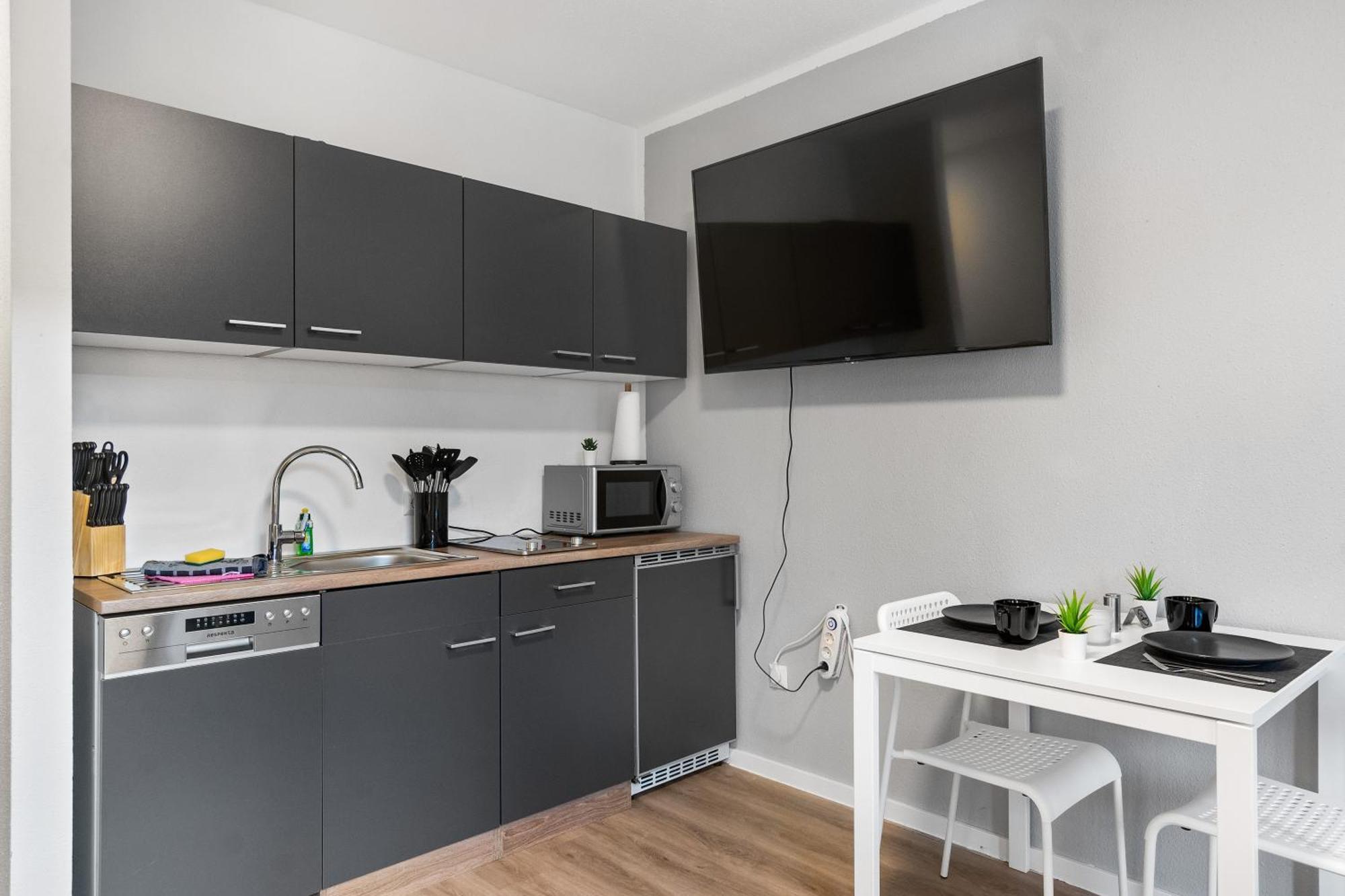 דיסבורג Messe, Monteure, Budget - Einfache Komfortable 2 Personen Wohnung מראה חיצוני תמונה